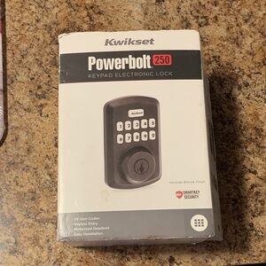 Powerbolt 250 Keypad Electronic Lock - Black